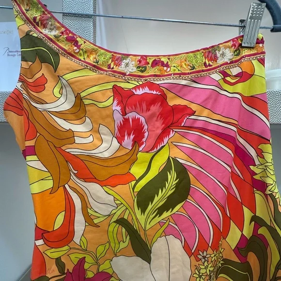 Camilla Multicolor Floral One Piece Swimsuit Size Medium - Picture 9 of 16